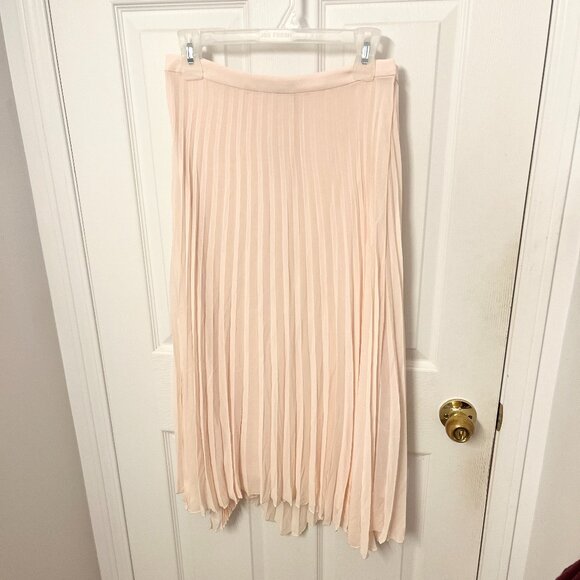 RW & CO Pleated High-Rise Flare Skirt - Picture 3 of 7